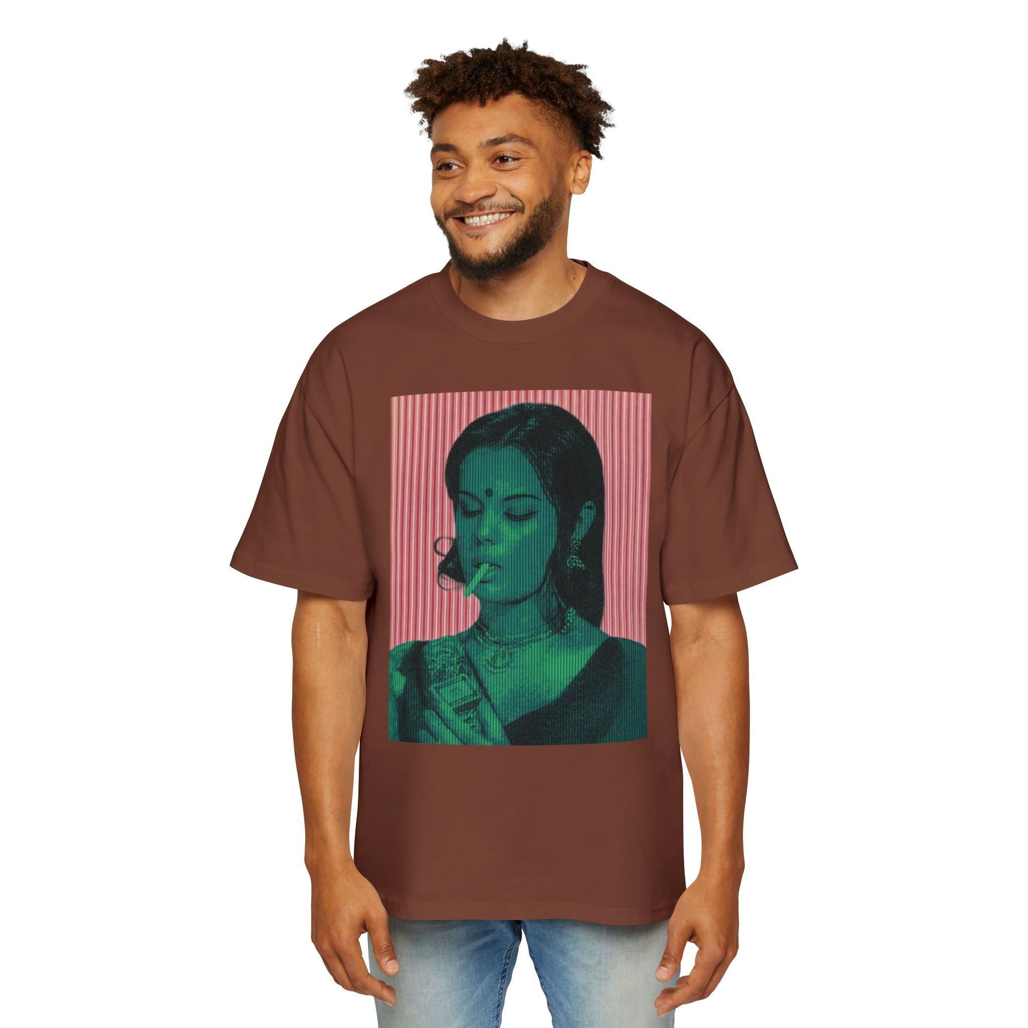 Smoky Vintage Vibe Oversized T-Shirt