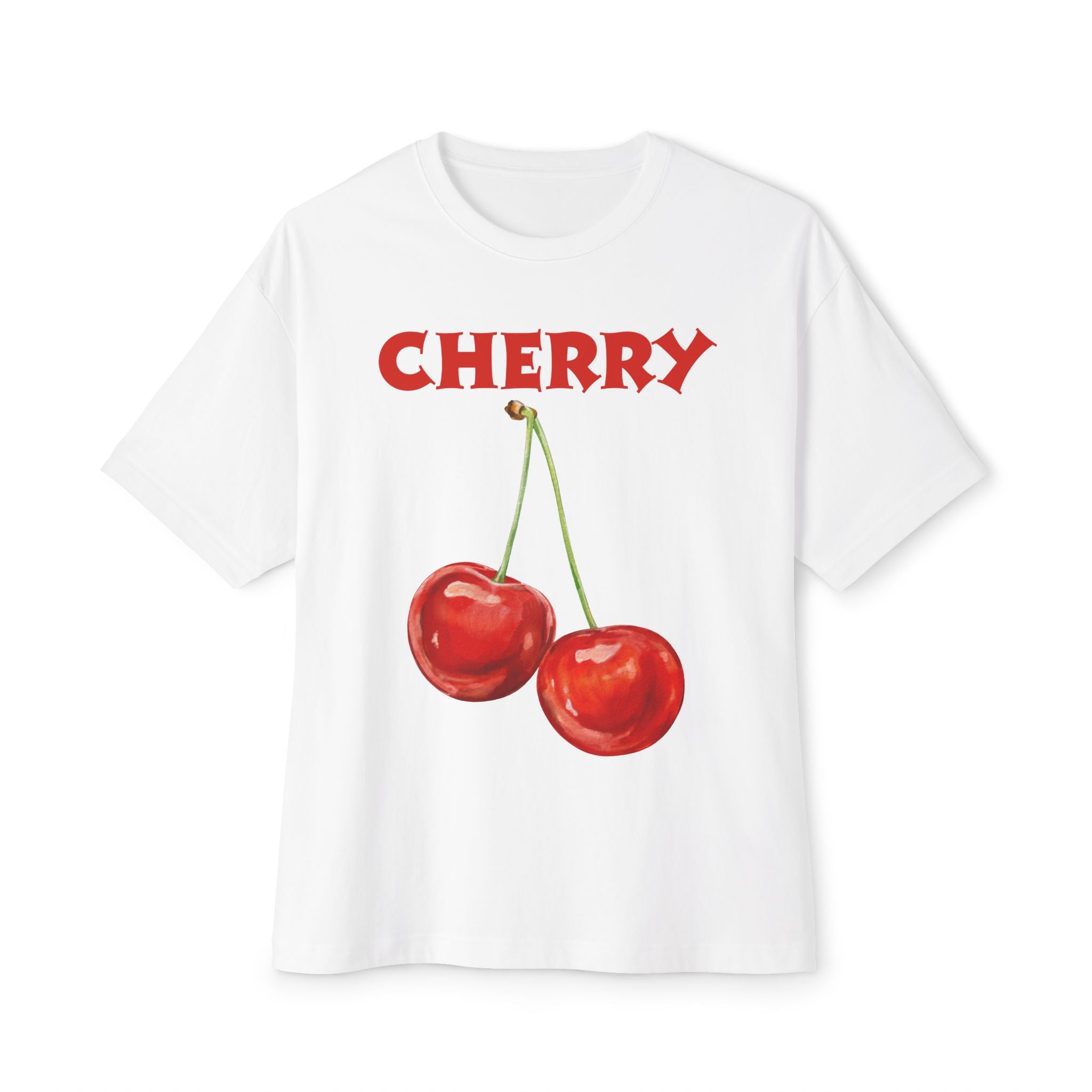 Oversized Boxy Cherry Shirt