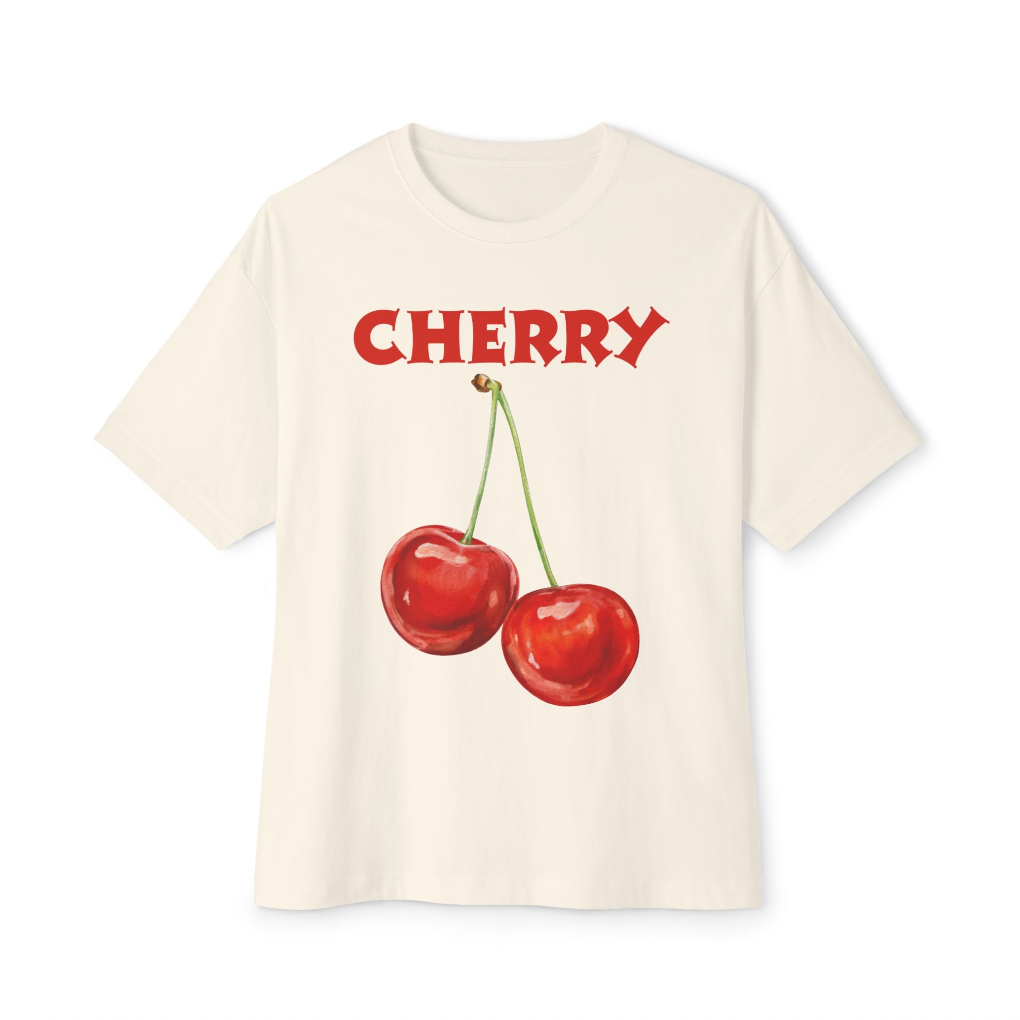 Oversized Boxy Cherry Shirt